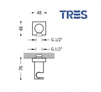 SOPORTE CON TOMA DE AGUA TRES